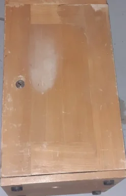 Tradera Mikroskop hantverk låda i trä för Nikon vintage gammal med tillbehör^ Mikroskop