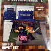Tradera Övrigt<Minecraft Singel-täcke Set - Reversibelt