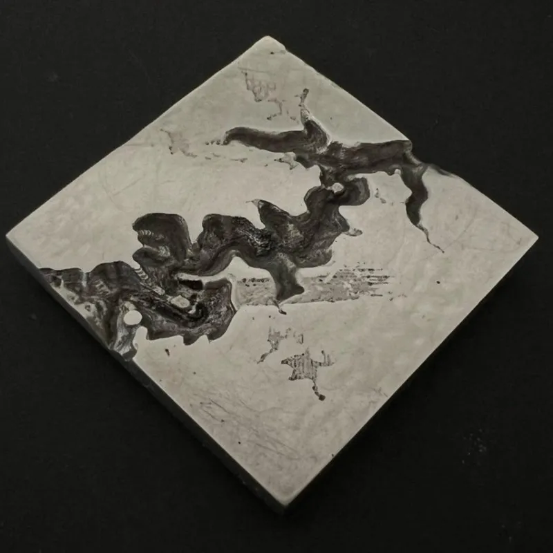 Tradera Miniatyr av Grand Canyon i massiv metall Brevpress Relief USA Topografi Geologi^ Skalamodeller