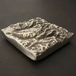 Tradera Miniatyr av Kebnekaise Tarfala Nikkaluokta Fjäll metall Relief Topografi Geologi^ Skalamodeller