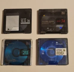 Tradera Minidisc MD skivor 74min 4st Sony^ Stereo & Hifi