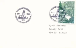 Tradera Minnespoststämpel Göteborg Post-Expo Göteborgs Pensionärers Frimärksklubb 1988^ Sverige