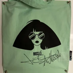 Tradera Miss Li tygpåse signerad med autograf^ Autografer