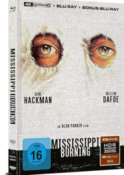 Tradera Mississippi brinner (NY 4K 3-disc MEDIABOOK 1988) Gene Hackman, Willem Dafoe> 4k Ultra Hd