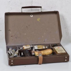 Tradera Målarlåda med innehåll - Målarskrin - 1900-tal - Vintage^ Konstnärstillbehör