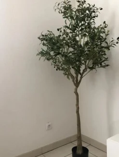 Tradera Konstgjorda Växter<1790mm högt simulerat konstgjort olivträd, säkert PE-material, naturtrogen