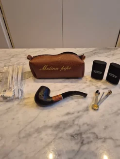 Tradera Tobakiana<Molina pipa och tillbehör