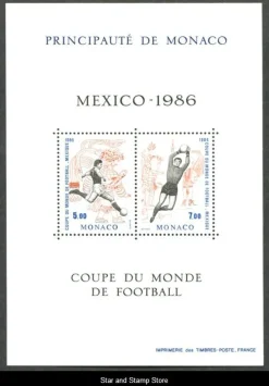 Tradera Monaco | Mi Block 33 | Fotboll | Postfriskt | Kv 75:-^ Europa