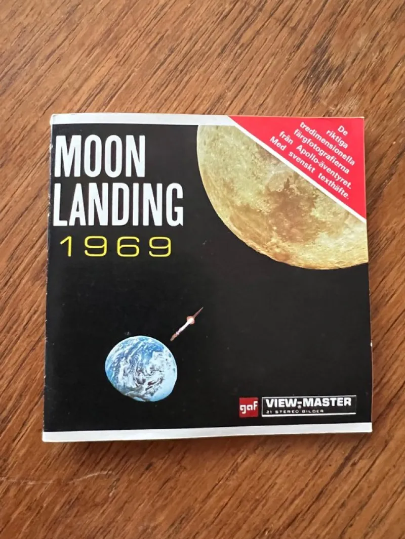 Tradera Moon Landing View-Master stereobilder^ Miniatyroptica