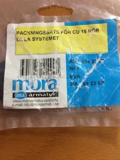 Tradera Mora Packningssats till väggbricka cu15> Vvs