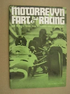 Tradera Motorrevyn Fart & Racing 1965 Nr. 11 Höstdag Montlhery Bilsalonger Tommy Wiking> Fordonslitteratur