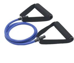 Tradera Träning<Motståndsband med Handtag - 25LB Träningsband för Hemträning och Styrka