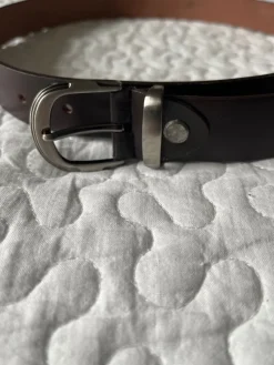 Tradera Mörkbrunt läderbälte> Bälten & Skärp