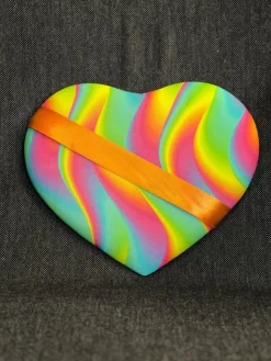 Tradera Märkestavla för simmärken/smycken Rainbow wave/Orange^ Övrigt Handgjort