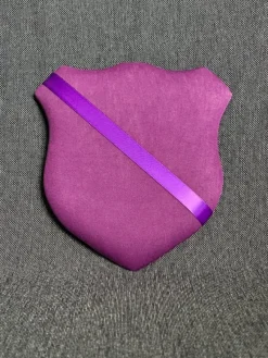 Tradera Märkestavla för simmärken/smycken violett /lila satin^ Övrigt Handgjort