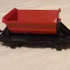 Tradera märklin Röda järnvägsvagn^ Modelljärnvägar