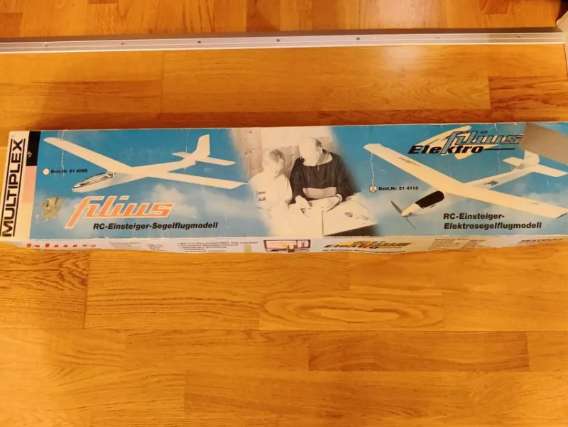 Tradera Multiplex Filius Elektro RC-Segelflugmodell - Obyggd^ Radiostyrt