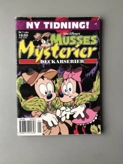 Tradera Musses Mysterier - Nr 1 FÖRSTANUMMER - 1994 - VG/FN> Svenska Serier