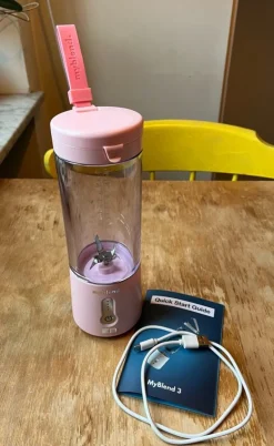 Tradera Myblend 3 mixer rosa ljusrosa^ Hushållsmaskiner