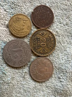 Tradera Mynt med arabisk text^ Utländska Mynt