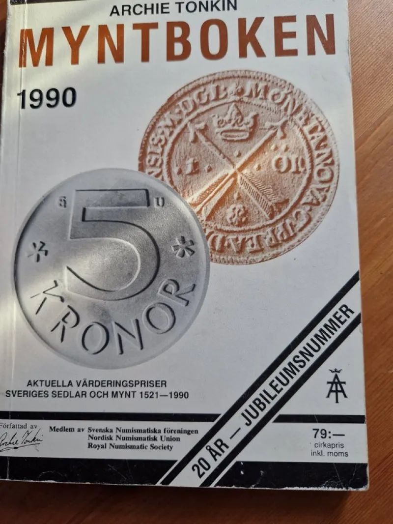Tradera Myntboken 1990 Mynt Boken> Övriga Böcker & Tidningar