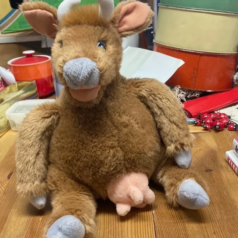 Tradera Mysig ko-mjukisdjur mamma mu> Gosedjur