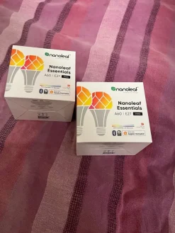 Tradera Nanoleaf Essentials 6st lampor E27 smart LED, oanvända^ Smart Home