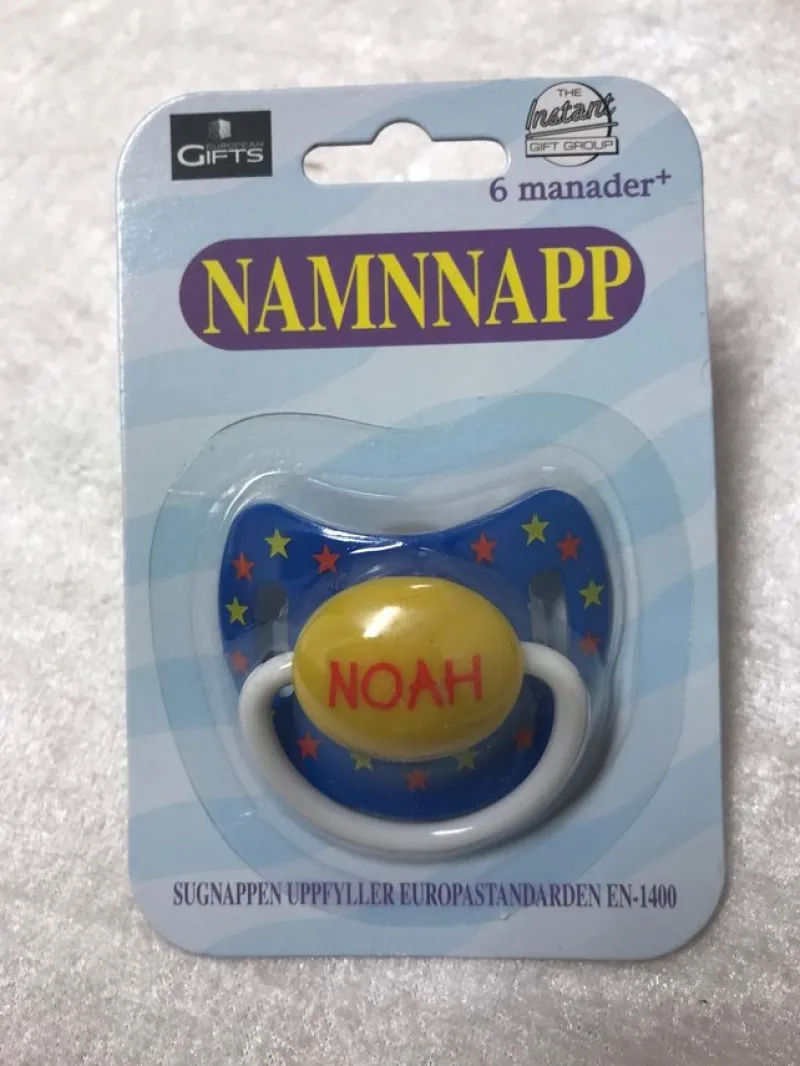 Tradera Napp med Namn , MOAH> Amning & Graviditet