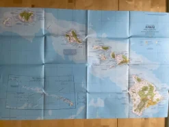 Tradera National Geographic Karta - Close Up: Hawaii från 1976> Grafik, Kartor & Tryck