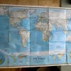 Tradera National Geographic Karta - Världen från 1988> Grafik, Kartor & Tryck