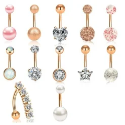 Tradera Piercings<Navelpiercingar 12 st / set