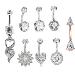 Tradera Piercings<Navelpiercingar 8 st / set