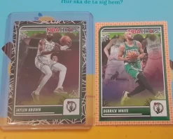 Tradera Basket<NBA Hoops Halloween Jaylen Brown & Derrick White Basketbollskort