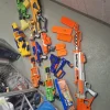 Tradera Nerf-gevär och tillbehör - stort paket!> Utomhusleksaker