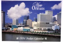 Tradera Kuvert & Brevpapper<New Orleans pocket calendar 1994-American colour photo calendar-Weight 38g