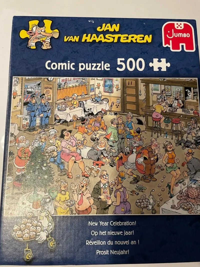 Tradera New year celebration Jan Van Haasteren 500 bitar^ Pussel