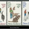 Tradera New Zealand | Hundar | Mi 637-639 | Postfriskt^ Oceanien