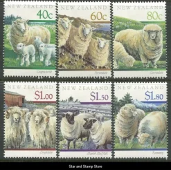 Tradera New Zealand | Mi 1150-1155 | Postfriskt | Kv 105:-^ Oceanien