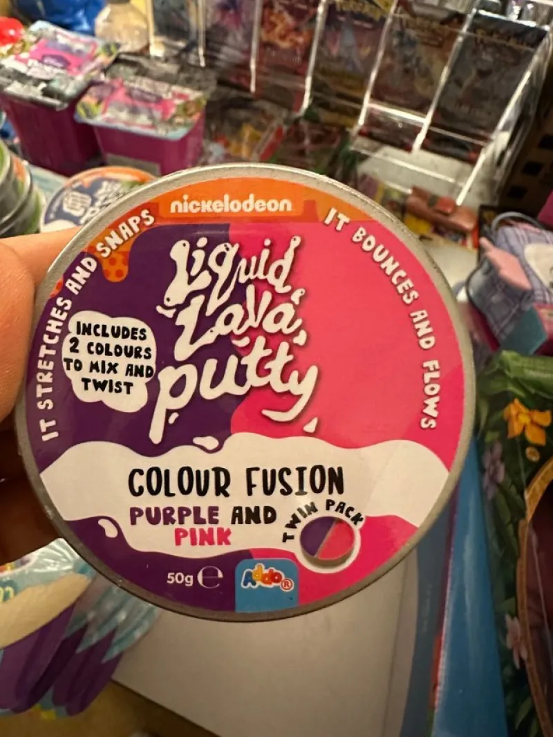 Tradera Nickelodeon Liquid Lava Putty - Färgfusion Lila och Rosa> Övriga Leksaker