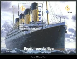 Tradera Niger | Titanic - Block från 1998 | Postfriskt^ Afrika