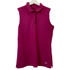Tradera Golf<Nike Golf Linne stl M Rosa Dri-Fit