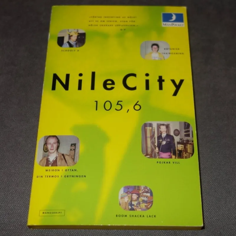 Tradera Nile City 105,6 manuskript - manus, humor, Robert Gustafsson mfl> Drama, Dans, Film & Teater