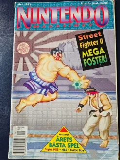 Tradera Nintendo Magasinet Nr 1 1993^ Litteratur & Merchandise