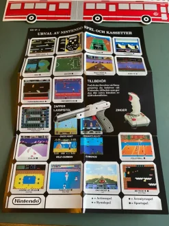 Tradera Litteratur & Merchandise<Nintendo Reklam - NES - Bergsala