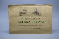 Tradera Kuvert & Brevpapper<Nio färgplancher till : Här ska skrivas av Carita Hassler-Göransson - Oöppnat