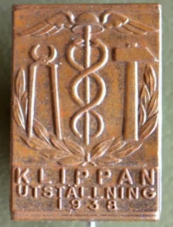 Tradera Pins & Nålar<NÅLMÄRKE. Klippan. Utställningen 1938