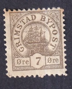 Tradera Norge Bypost GRIMSTAD^ Sverige