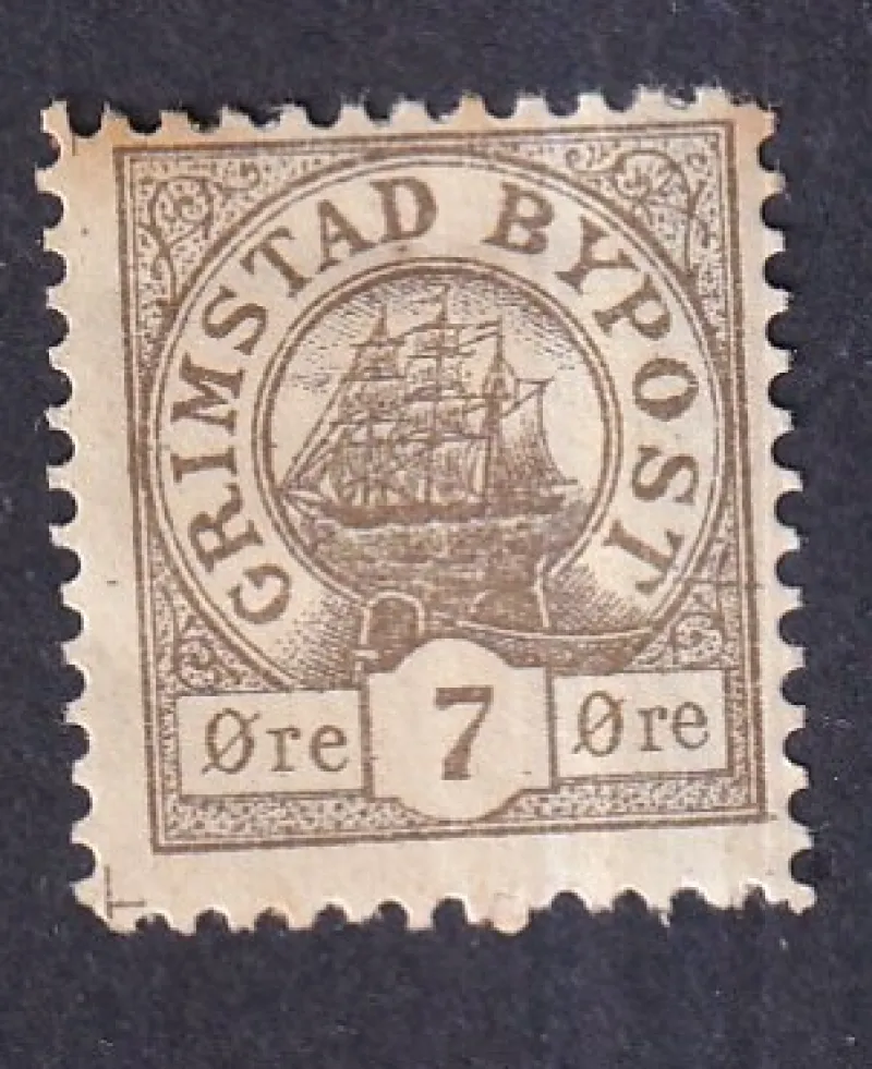 Tradera Norge Bypost GRIMSTAD^ Sverige