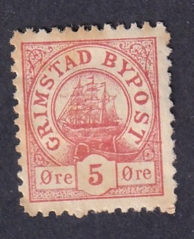 Tradera Norge Bypost GRIMSTAD^ Sverige