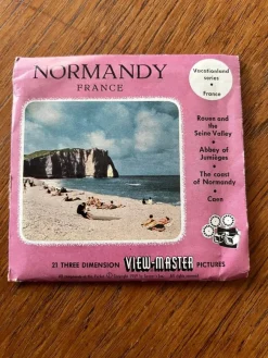Tradera Normandy, View-Master stereobilder^ Miniatyroptica
